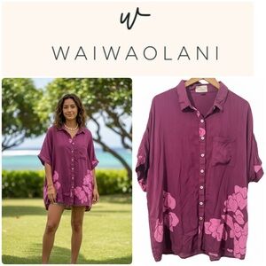 WAIWAOLANI ✨ Hawaii • LARGE • Charlie Blouse • KU Makani • Poni • Merrie Monarch